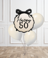 Bow Luxe Milestone Birthday Balloon Bouquet