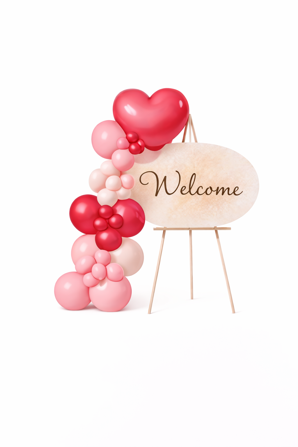 Easel Balloon Garland