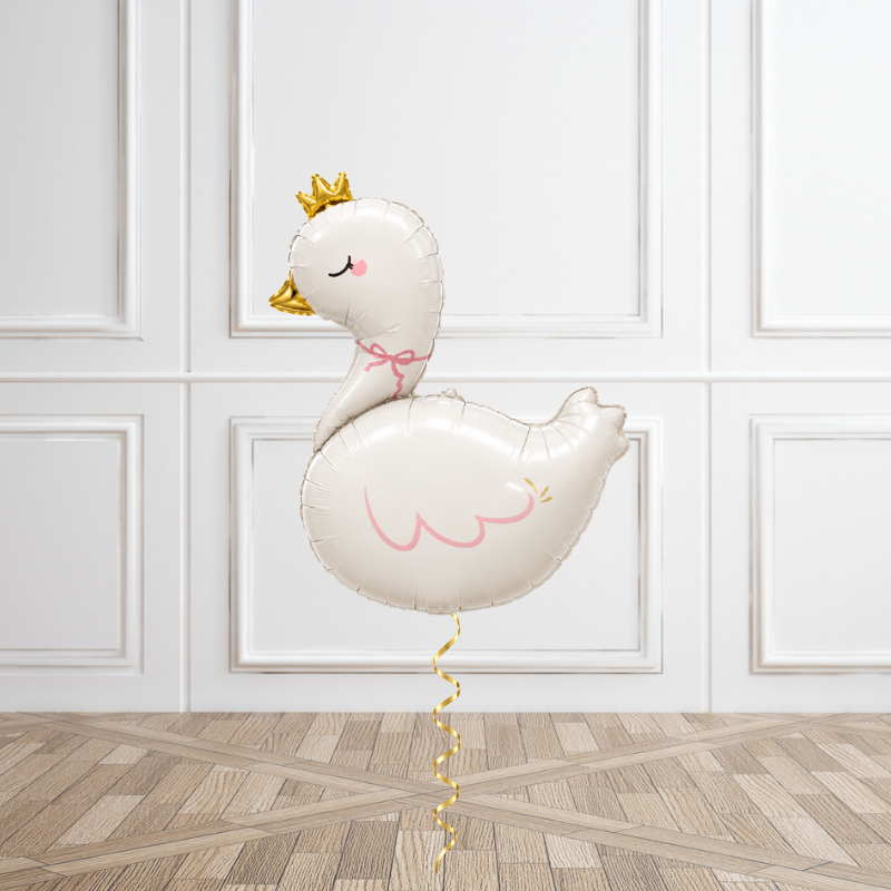 Sweet Princess Swan Helium Foil Balloon