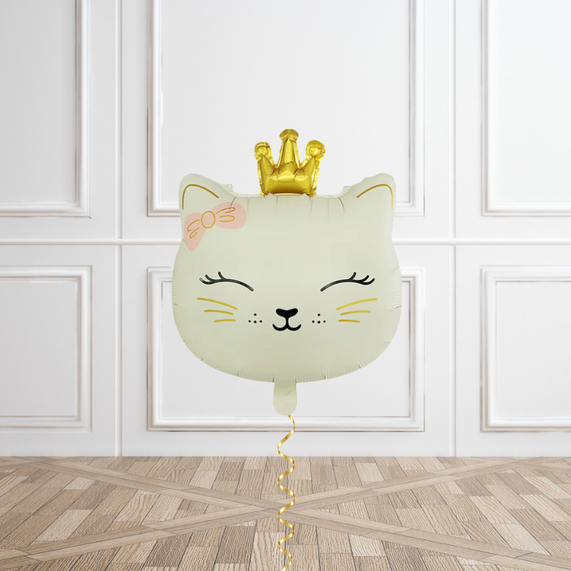 Princess Kitty Cream Helium Foil Balloon