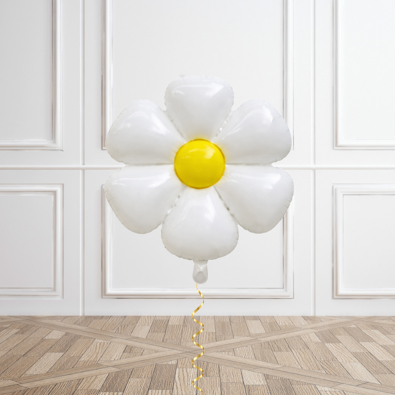 Sweet Daisy Flower Helium Foil Balloon