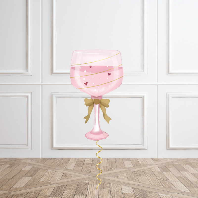 Pretty Pink Cocktail Helium Foil Balloon