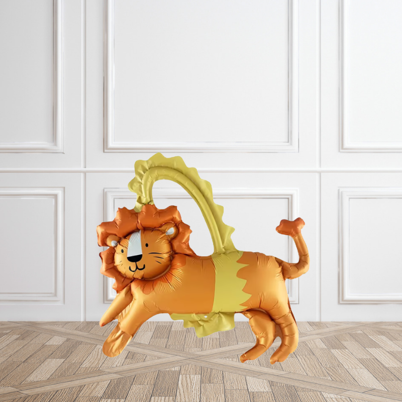 Jumping Circus Lion Foil Balloon