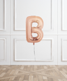 Rose Gold Helium Letter Balloons