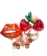 Kiss Me Giant Balloon Bunch