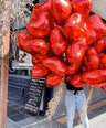 Heartstopper Bunch of Red Heart Balloons for Valentine's Day