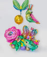 Tropical Rainforest Balloon Feature with Flowers, Butterflies, and Birds